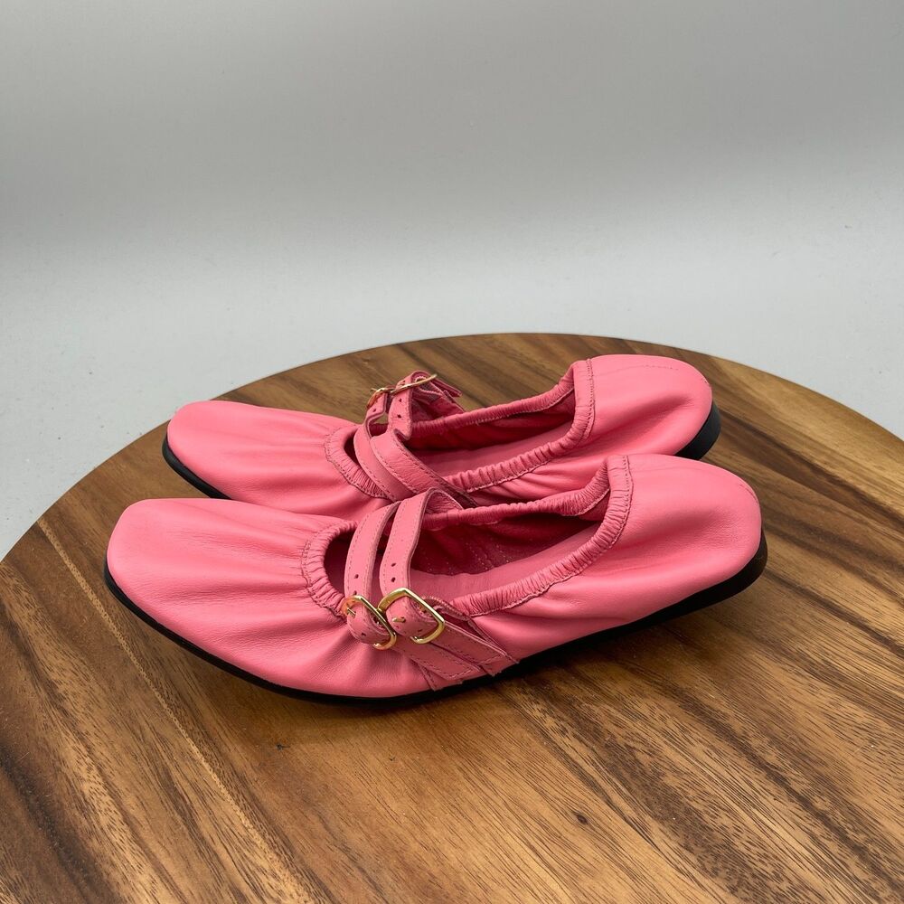 Free People Gemini Ballet Flats Womens Size 8 Pink Casual Comfort Slip On Shoes - Picture 3 of 9